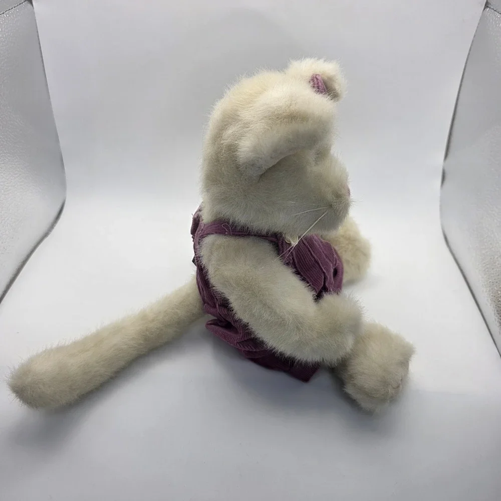 Boyds Bears Collection‎ Purple Corduroy Overalls 12